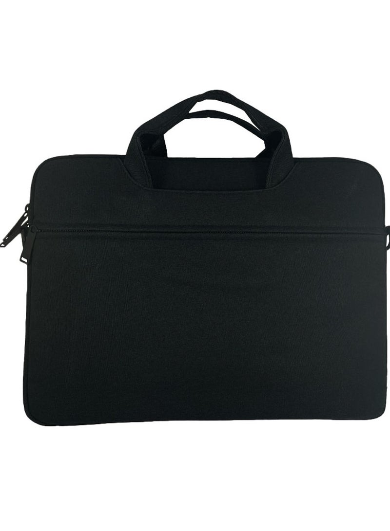 Devia Justyle Laptop Carrying Handbag 15.4" Compatible for MacBook Pro 15.4" & 16" - Slim Portable Waterproof Sleeve Case Cover Bag - Bump & Shock Absorption - Black - Image 1