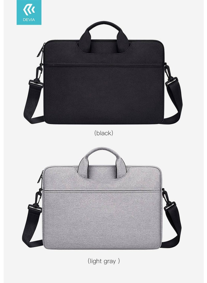 Devia Justyle Laptop Carrying Handbag 15.4" Compatible for MacBook Pro 15.4" & 16" - Slim Portable Waterproof Sleeve Case Cover Bag - Bump & Shock Absorption - Black - Image 4