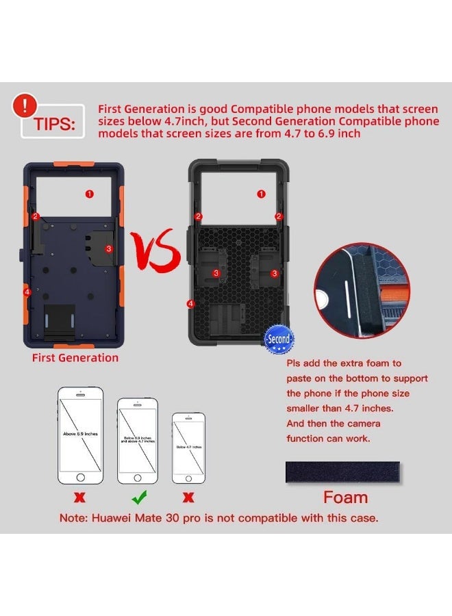 Professional waterproof underwater snorkeling and diving phone case, 50 foot underwater video protection case, suitable for iPhone 13/12/8/7/6 Pro Max/XR/XS/X and Samsung Galaxy phone series - Image 2