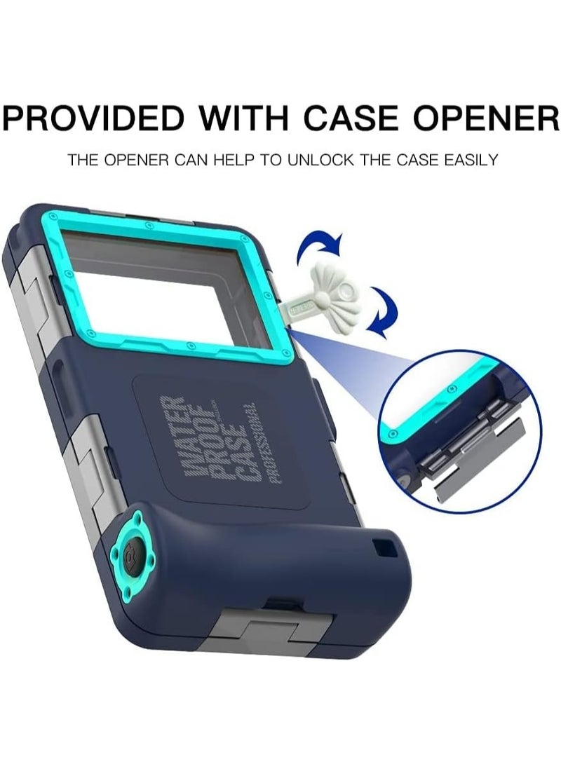 Professional waterproof underwater snorkeling and diving phone case, 50 foot underwater video protection case, suitable for iPhone 13/12/8/7/6 Pro Max/XR/XS/X and Samsung Galaxy phone series - Image 3