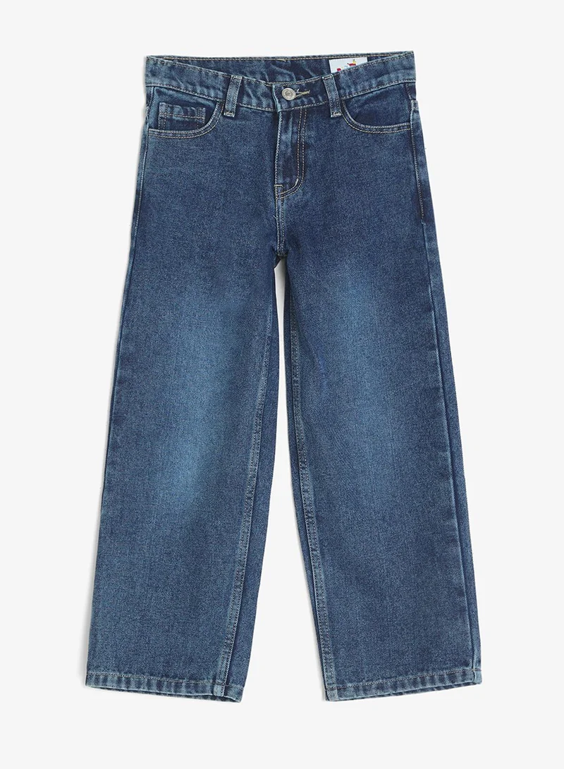 بنياتا جينز بقصة مستقيمة