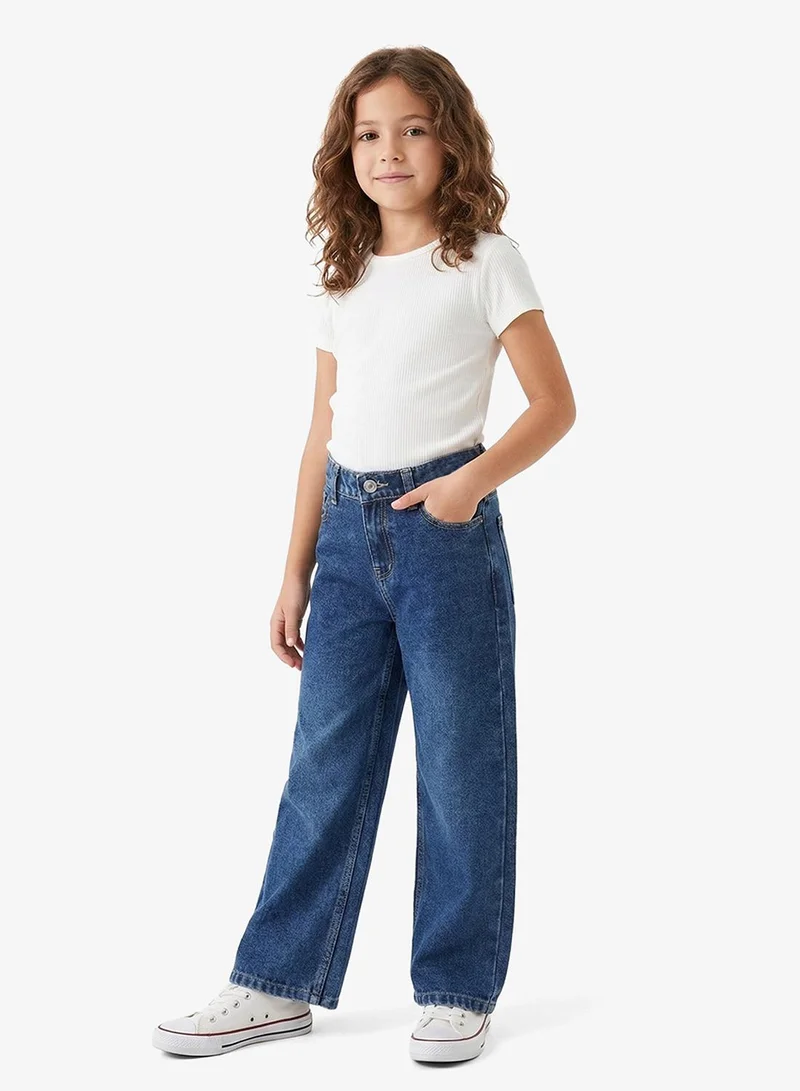 بنياتا جينز بقصة مستقيمة