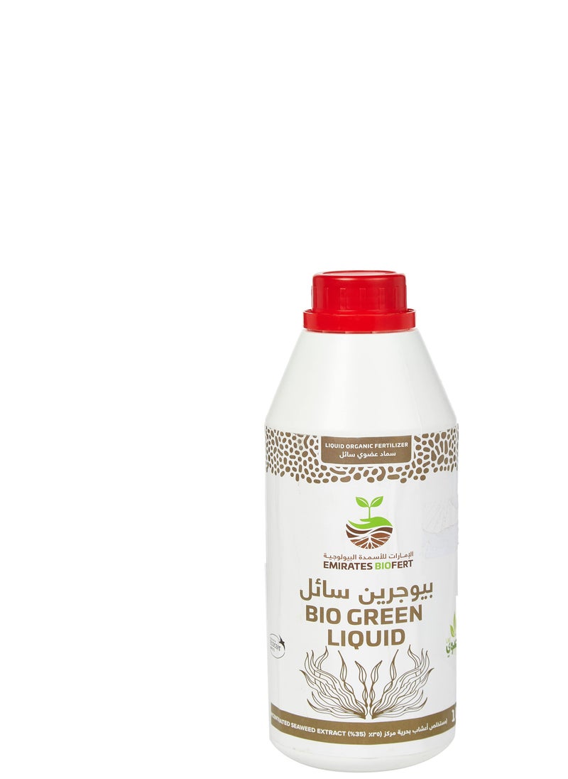 Generic Emirates Biofert Bio Green Concentrated Seaweed Extract Liquid Organic Fertilizer 1L 