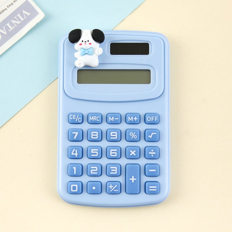 Cartoon Cute Calculator Fashion Mini Portable Small Calculator Portable Office Primary School Student Computer - Image 1