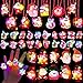 Atonofun Christmas Party Favors for Kids Light Up Xmas Gift Flash Rings Necklaces Bracelets 42 Pack LED Toys Glow in the Dark Party Supplies for Holiday Christmas Stocking Stuffers - Image 2