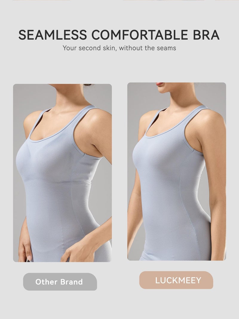 LUCKMEEY Bras for Women No Underwire Push Up Wireless Bra Seamless Bras Full Coverage Supportive Everyday Bra with Lift Almond Skin 3X-Large - Image 3