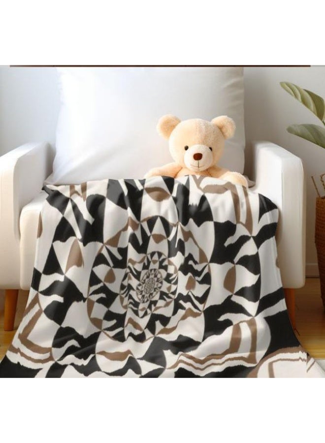 general Traditional flannel thin blanket (warm and comfortable, suitable for sleep, gaming, dust removal and sandproof) 150cm*200cm - 30 - Image 5