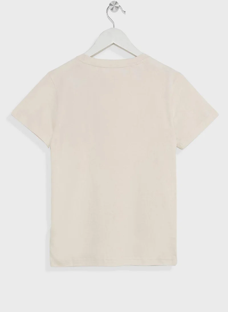 Adidas TREFOIL TEE White Originals Kids T-SHIRTS