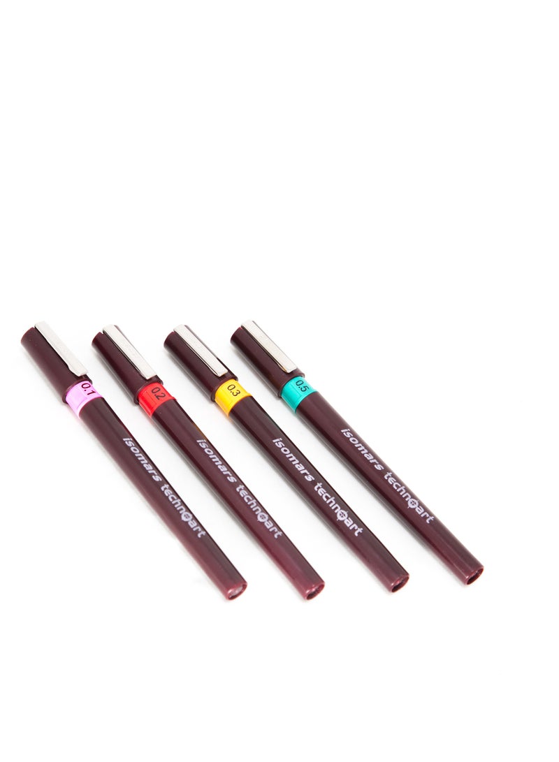 Isomars Technoart Technical Drawing Pen SET OF 3 - Image 2
