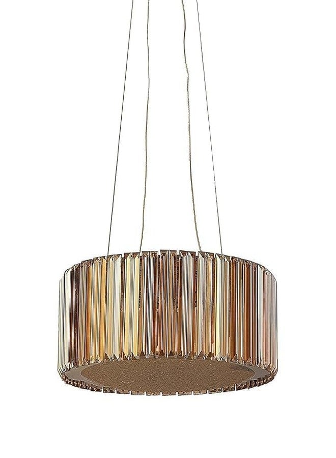 ADWAIT ثريا كريستال عصرية من ADWAIT K9، ثريا كريستال دائرية لغرفة المعيشة، ألوان: أبيض دافئ، ضوء القمر، ذهبي، لوحة LED متضمنة (دائرية قابلة للتعتيم، 500 مم) - Image 2