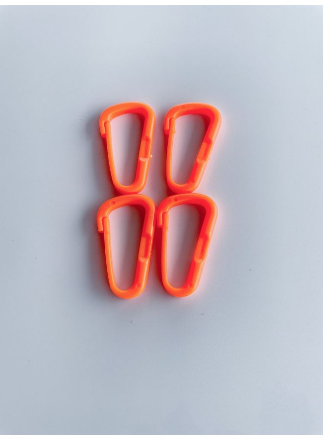 Loquat 220mm Tadpole Self-locking Data Cable Tie Storage Belt DIY Keychain Jewelry Blind Box Fashion Play Pendant Manufacturer-Color:Orange Keychain - Image 1