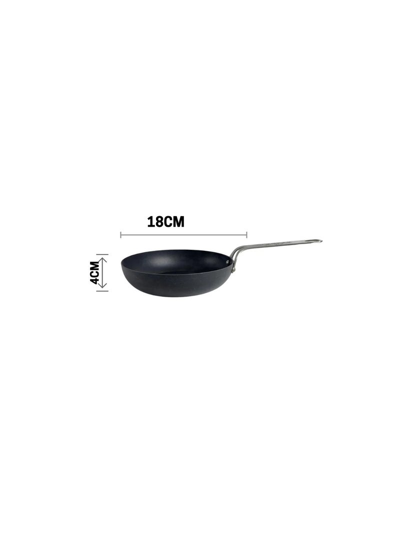 SAS SAS Carbon Steel Pan 18cm with Enameled Teflon Coating Cook Shock  - Image 3