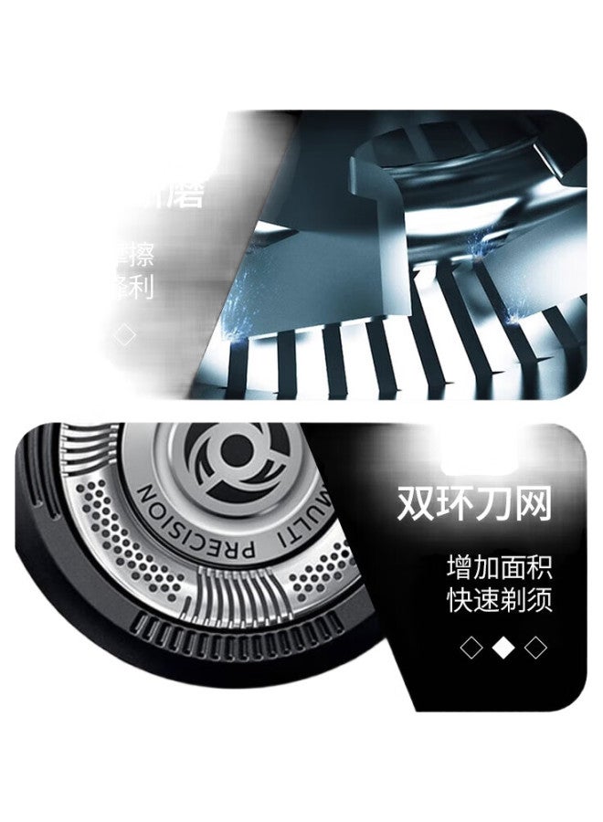 PURPAVWINNER Compatible With Philips Shaver Heads S5000 Series Sh50 Heads Suitable For Series 5570/5380/5560/S5420/S5079 Accessories Three Blades + Three Blade Combs - Image 2
