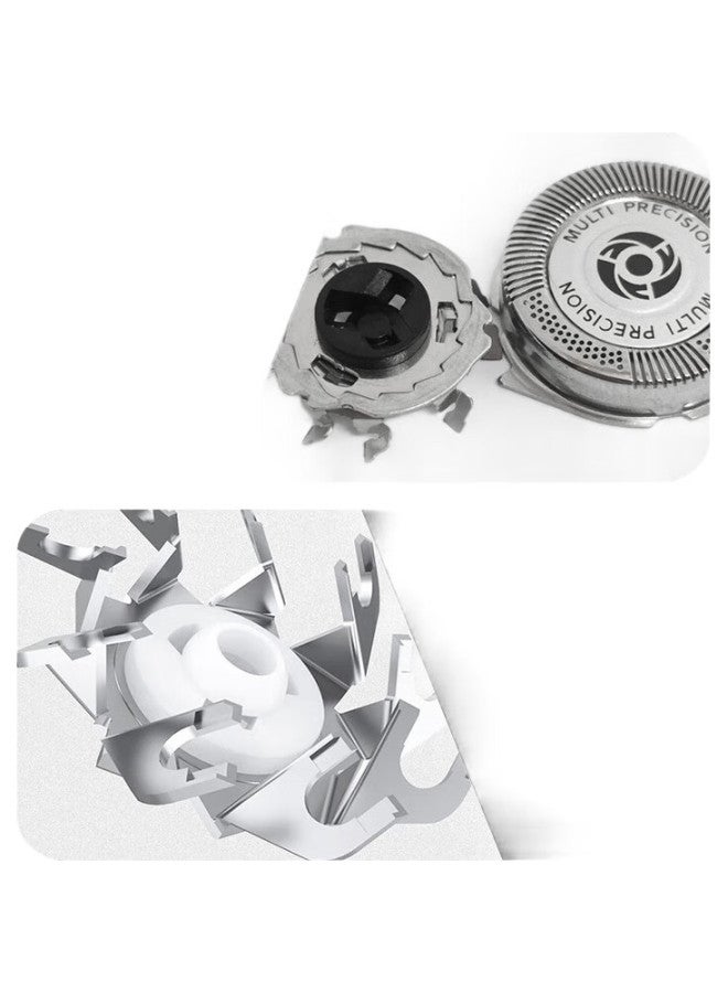PURPAVWINNER Compatible With Philips Shaver Heads S5000 Series Sh50 Heads Suitable For Series 5570/5380/5560/S5420/S5079 Accessories Three Blades + Three Blade Combs - Image 1
