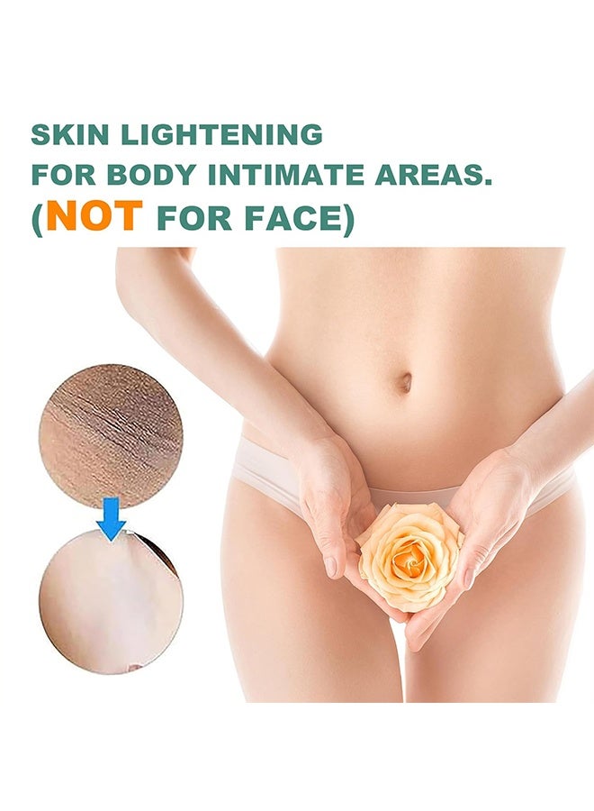 Viareline Bleaching Cream,Skin Whitening Cream Dark Spot Remover, Private Parts, Underarm, Knees, Elbows, Inner Thigh, Bikini Area, Whitening Cream Dark Spot Remover For Intimate Areas, 50G - Image 3