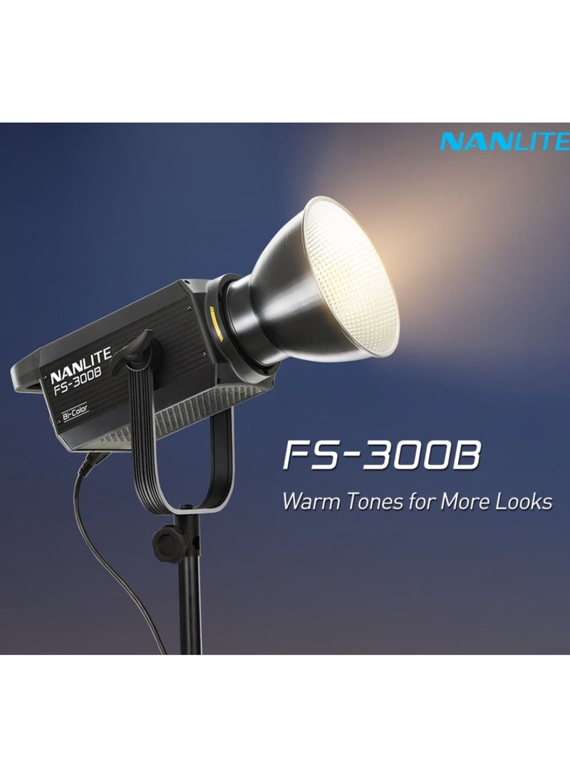 Nanlite FS300B 350W Bi-Color LED Studio Light — High Output, 2700-6500K, CRI96 / TLCI97 - Image 4