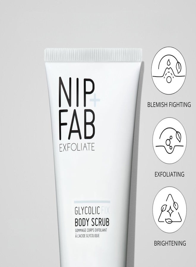 Nip+Fab Glycolic Fix Body Scrub, 6.70 Fl Oz, with Glycolic Acid, Salicylic Acid, Shea Butter, Exfoliating and Moisturizing the Skin | Vegan, Cruelty Free, Sulphate Free - Image 4