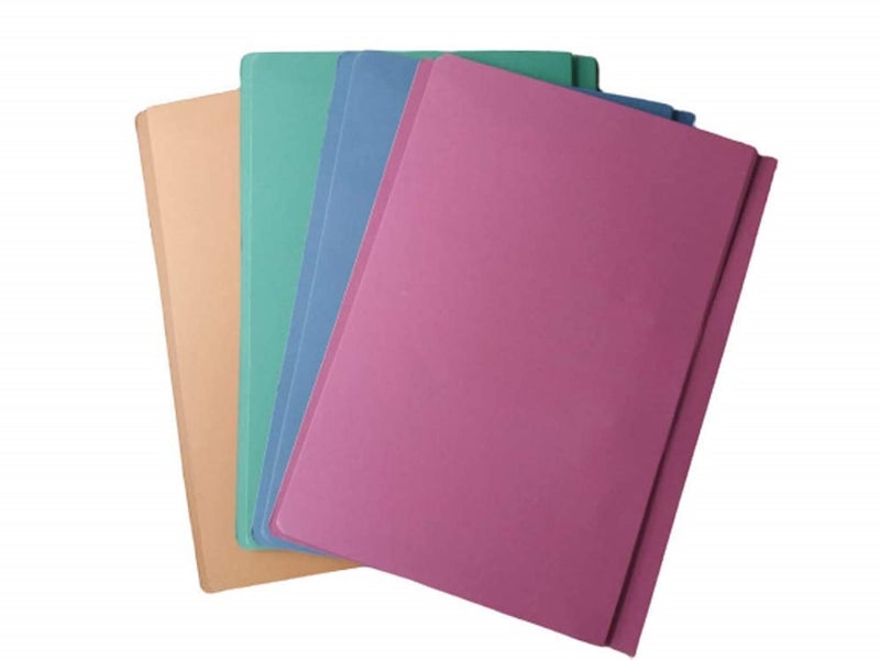Peeplvalue A4, Pack Of 96 Multicolour Cobra File Folder For Documents,Files For Certificates And Documents - Image 1