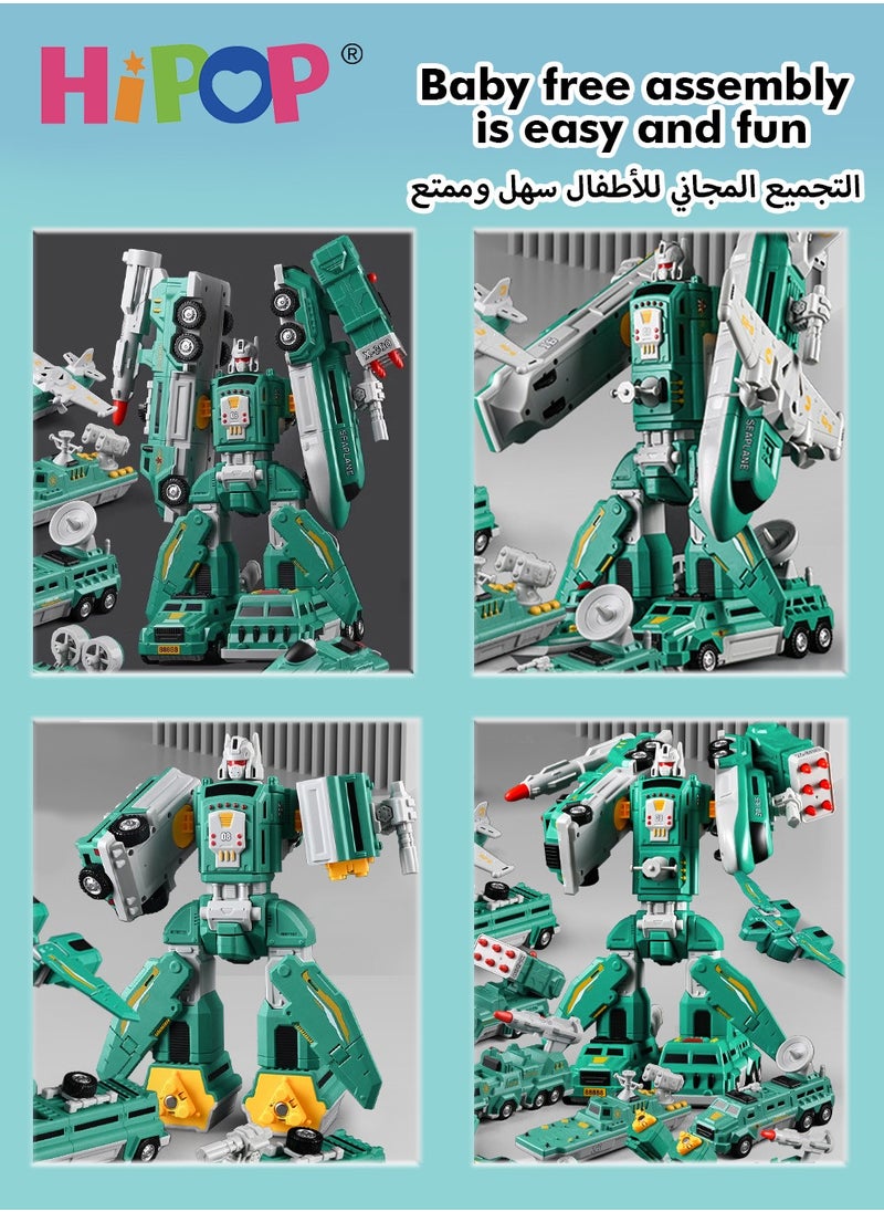 HIPOP - Magnetic Building Blocks with 39 Large Particles,Deformable Toys,Analog Sound Effects,Assembled Toys - Image 1