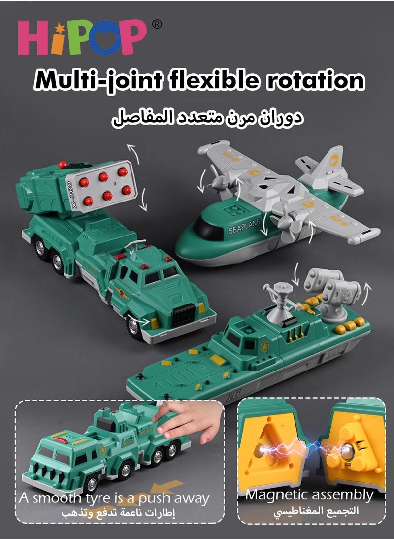 HIPOP - Magnetic Building Blocks with 39 Large Particles,Deformable Toys,Analog Sound Effects,Assembled Toys - Image 1