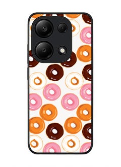 Stylizedd Rugged Black Edge Case for Xiaomi Redmi Note 13 Pro 4G / Xiaomi Poco M6 Pro 4G, Slim fit Case Thin Cover -  Donut Drops  - Image 1