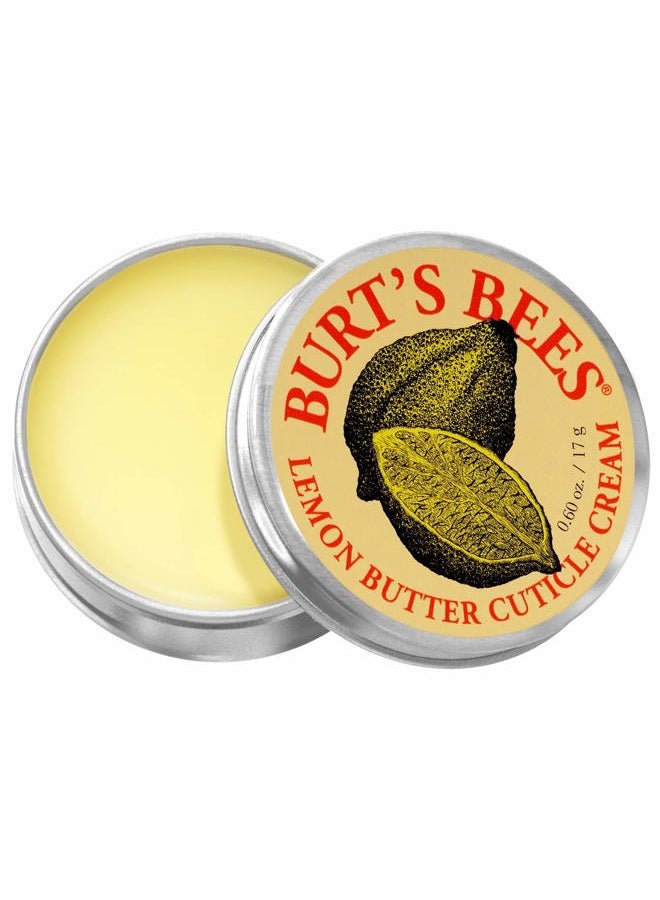 Burt's Bees 100% Natural Lemon Butter Cuticle Cream - 0.6 Ounce Tin - Image 1