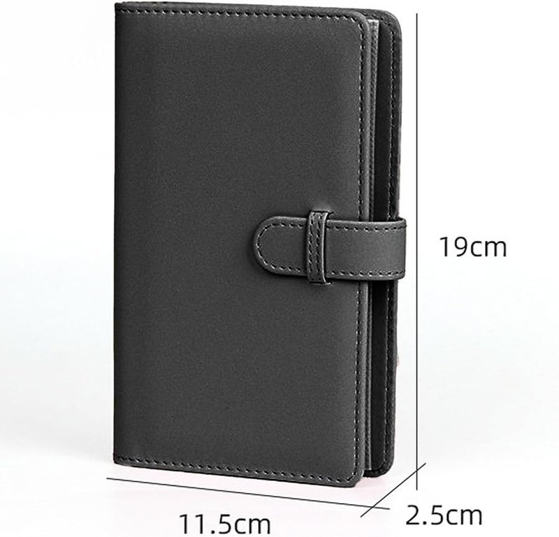 Large Capacity 108 Pocket PU Leather Photo Album with Lock for Mini 12 11 Camera Black - Image 3