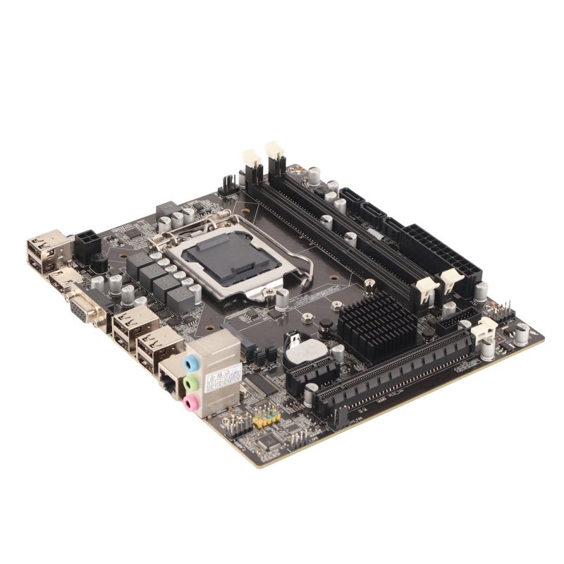 RMC DDR3 Desktop Motherboard 4-Pin 24-Pin Power Interface Durable Material PC Motherboard - Sturdy Design Computer Motherboard for Intel Core I7 I5 I3 - Image 3