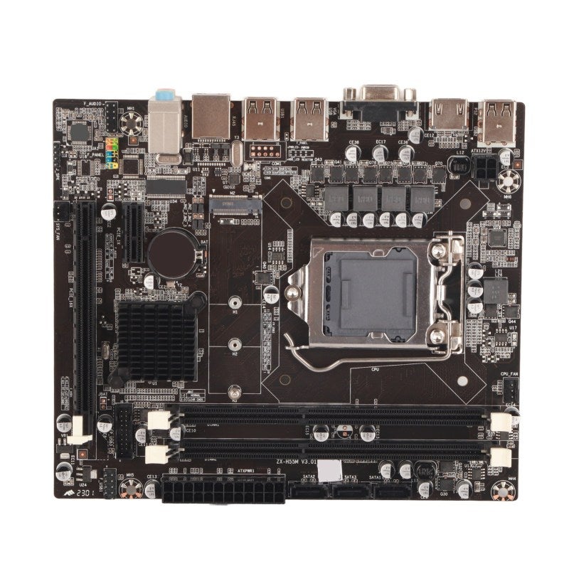 RMC DDR3 Desktop Motherboard 4-Pin 24-Pin Power Interface Durable Material PC Motherboard - Sturdy Design Computer Motherboard for Intel Core I7 I5 I3 - Image 2