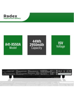 RADEX A41-X550A High Grade Compatible Laptop Battery for Asus A41-X550 A41-X550A A450 P550 F550 k550 R510 X450 X550V A450C X550C X550A X550B X550D Y481C Y581C  - Image 2