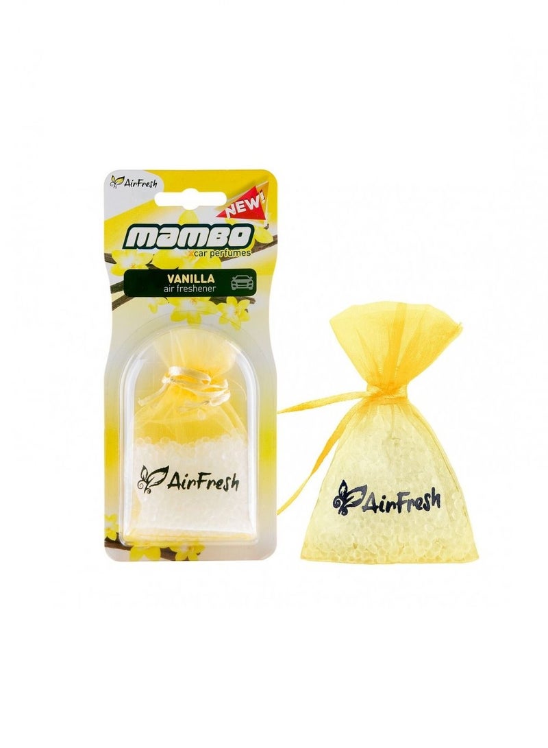 Air Fresh Mambo Sachet  Car Perfumes Vanilla