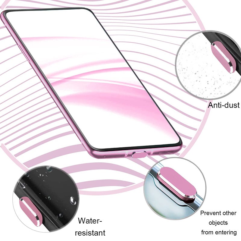 Careflection غطاء USB C واقي من الغبار، غطاء منفذ شحن نوع C وفتحة سماعة الهاتف، واقي من الأوساخ، متوافق مع سامسونج جالاكسي S21 بيكسل ون بلس لابتوب ماك بوك برو أندرويد وردي 2 عبوة - Image 3
