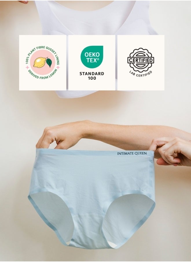 Intimate Queen Lemon Bae Maternity Briefs – Ultra Soft, Seamless  Comfort for Pregnancy & Sensitive Skin (Pack Of 3)  - Image 5