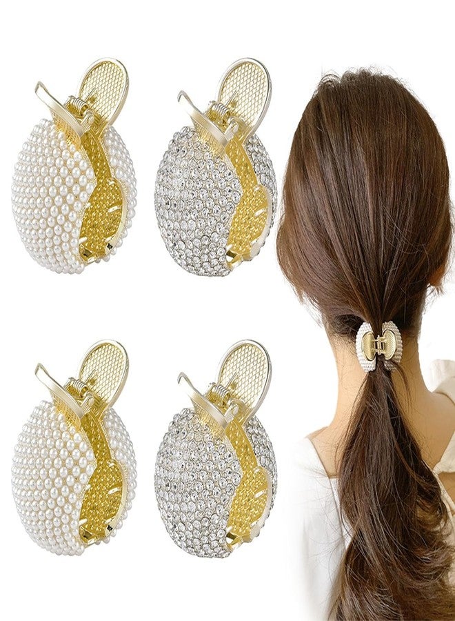 VSAKSH 1 Pcs, Rhinestone Hair Claw Clip Shiny Ponytail Hair Clip Hairpin Elegant Hair Styling Accessories For Women - Image 2