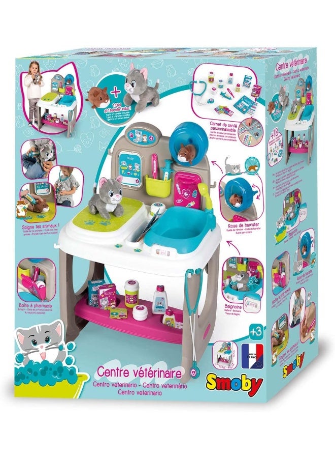 Smoby Veterinary Center With Cat & Hamster - Image 2