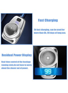 Generic Electric Shaver for Men Smart Screen Display Portable Mini USB Rechargeable Shaver  - Image 2