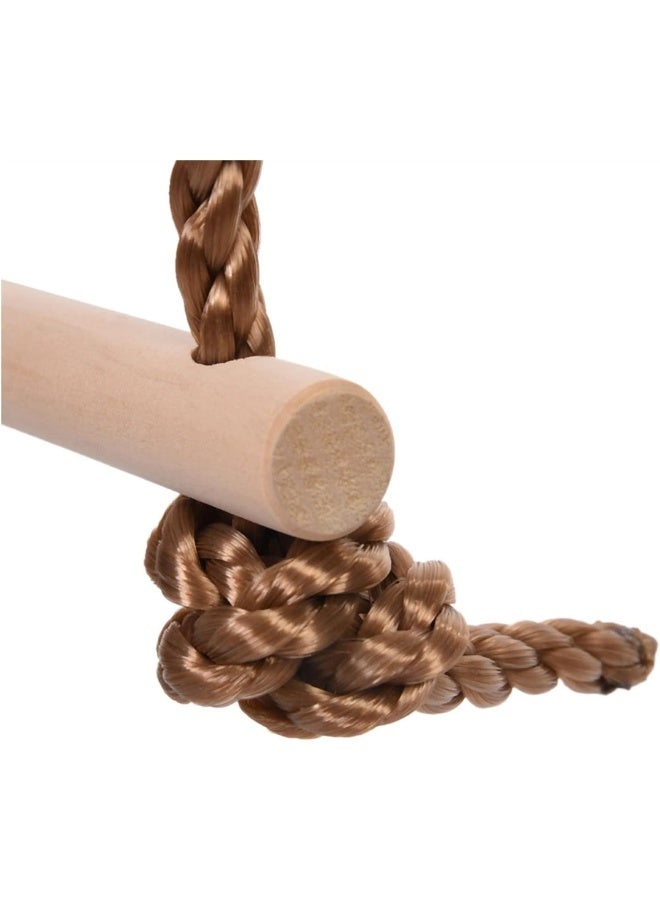 Rainbow Toys Swing Wooden Climbing Ladder, Climbing Rope Ladder, Swing, Climbing Suspension, Children Indoor Outdoor Garden Sports Equipment Swing Seat - Image 4