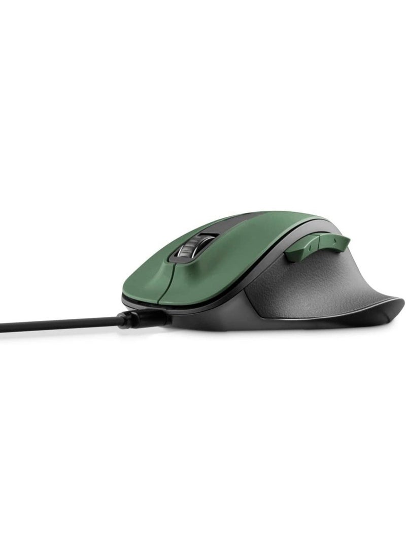 Hama | Ergonomic Mouse (Wireless Mouse, 6 Buttons, 2.4 GHz, BlueWave, 800/1200/1600 dpi, Optical, Wireless, Ergonomic Mouse for Laptop/PC, Battery, Right-Handed User), Green - Image 5
