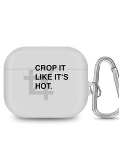 StylePods Case for Airpods 3rd Gen Case With Anti-Lost Keychain - Crop It