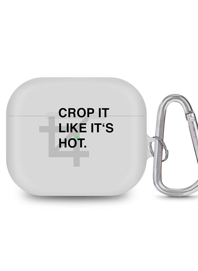 Stylizedd - StylePods Case for Airpods 3rd Gen Case With Anti-Lost Keychain - Crop It - Image 1