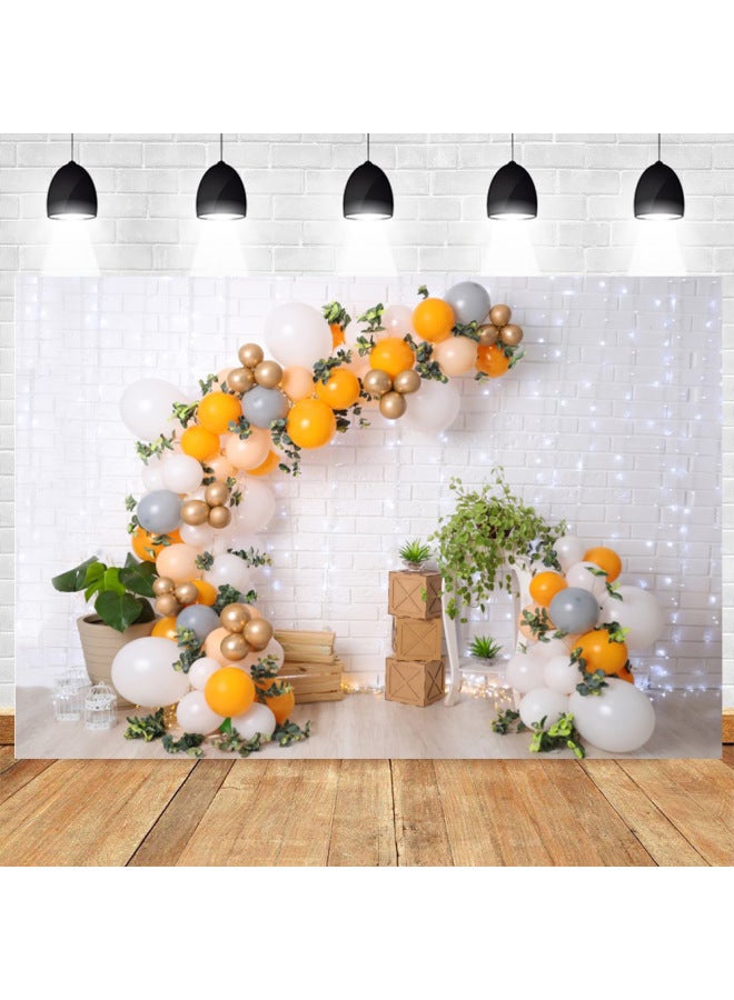 بالونات ملونة حسب عمر الطفل مائة يوم، خلفية تصوير مشهد عيد الميلاد، غطاء حائط لمواد التصوير، قماش خلفية التصوير - Image 4