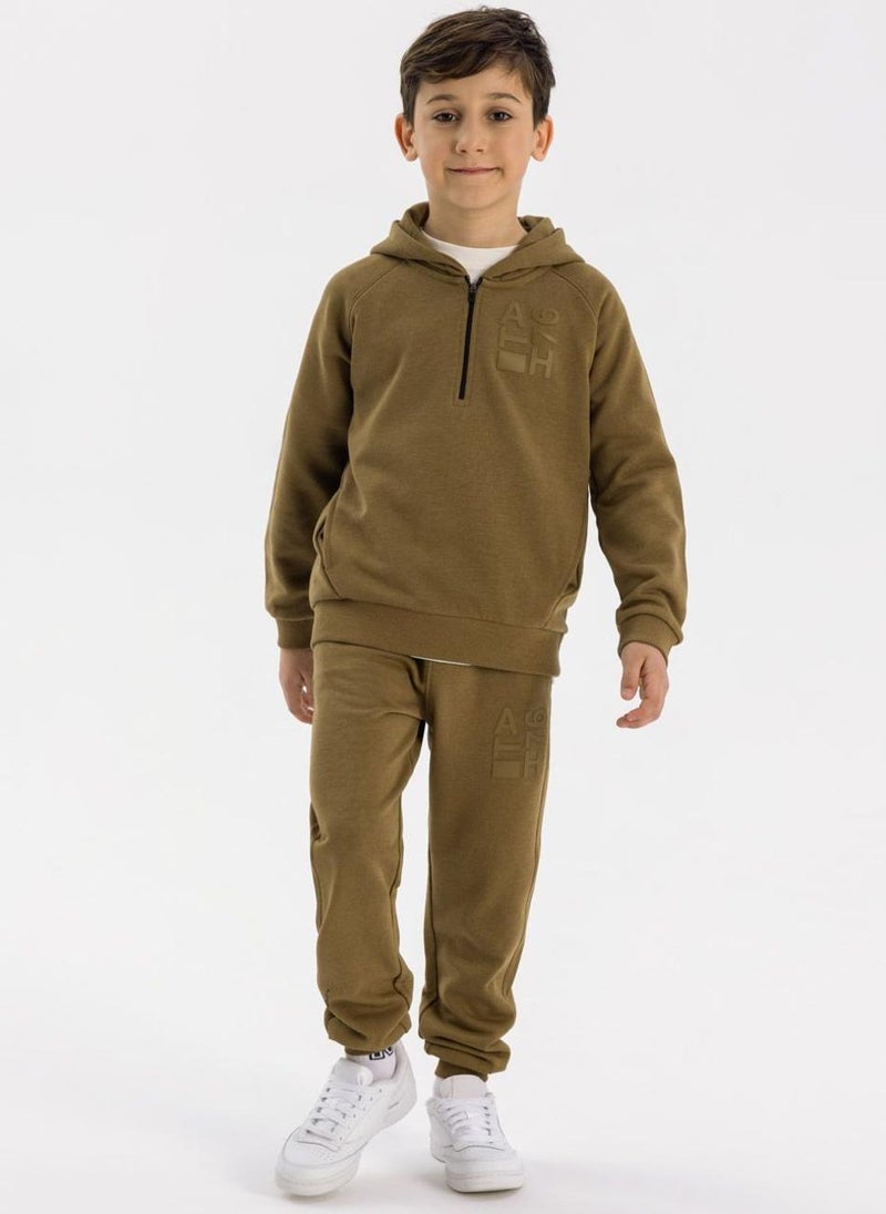 MINOTI Kids Boys Hoodie and Jogger Set - Image 1