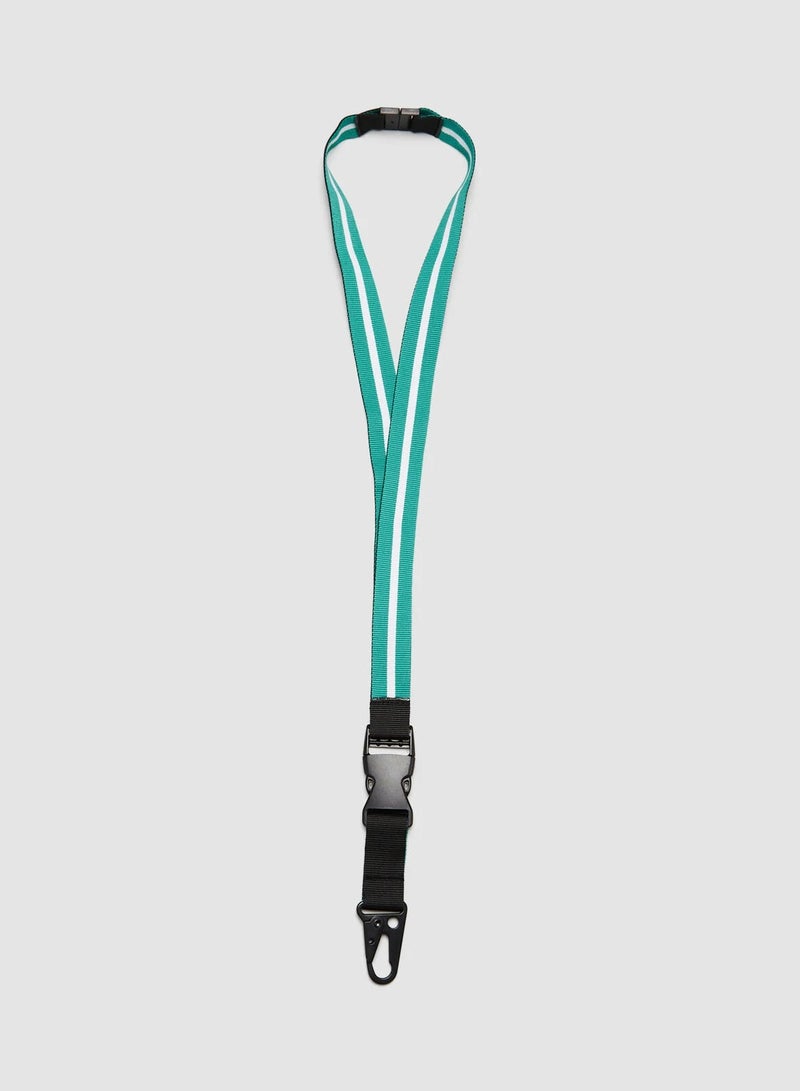AMG Petronas Formula 1 Team Black Printed Lanyard Clip Fastener - Image 2