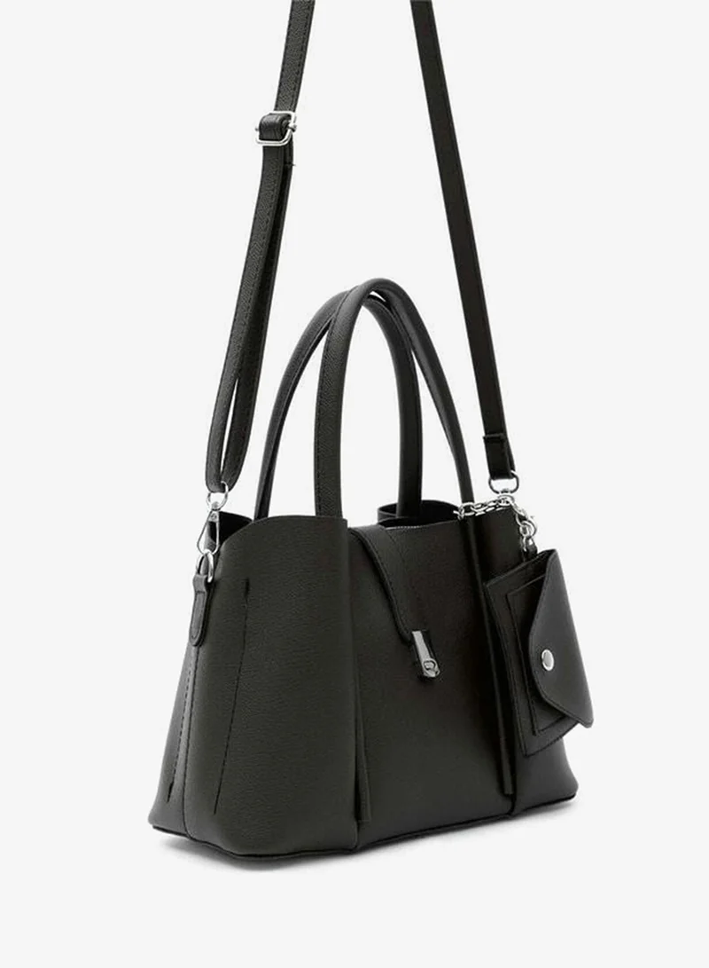 Shule Bags  Guide Cardholder Charm Hand and Shoulder Bag Black. for Women | Best Price UAE