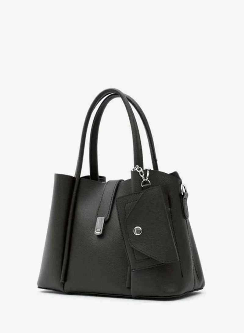 Shule Bags  Guide Cardholder Charm Hand and Shoulder Bag Black. for Women | Best Price UAE