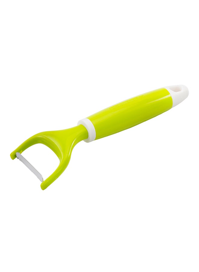 Royalford Asparagus Peeler Stainless Steel + Abs 20X5.8Cm Dishwahser Safe Marks & Stain Resistant Multicolor Green/White/Silver - Image 2