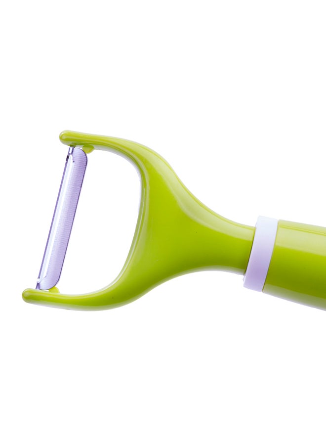 Royalford Asparagus Peeler Stainless Steel + Abs 20X5.8Cm Dishwahser Safe Marks & Stain Resistant Multicolor Green/White/Silver - Image 4