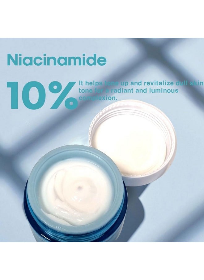 PRETTYSKIN - Kin Hydra Vitamin B5 Derma Repair Cream For Face-Strengthen Skin Barrier With Niacinamide 10% Dexpanthenol & Centella Asiatica Extract-Korean Skin Care - 1.75Fl.Oz.(52Ml) - Image 1