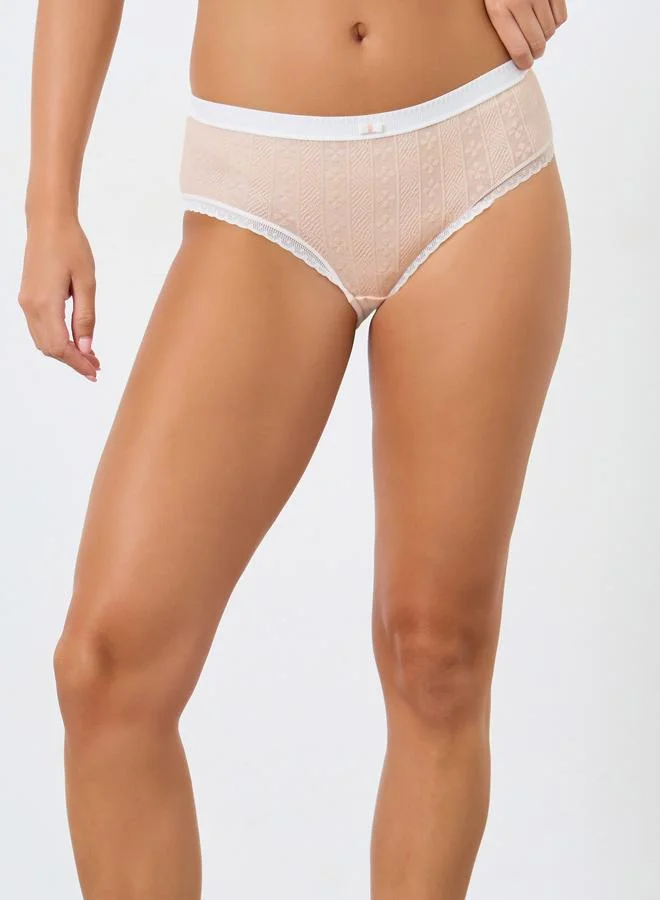 Styli  Pack of 5 - Jacquard Hipster Brief with Bow Detail for Women | Best Price UAE