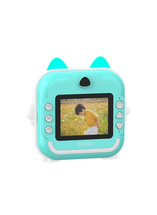 Generic Children's Mini Cartoon Digital Camera High Definition Printing Instant Camera Toy Gift For Kids Compact Size Portable-Color:Chinese Version Pink Standard  - Image 3
